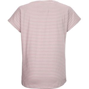 Giga by Killtec dames shirt - shirt dames KM - 39351 - oud roze / wit streep - maat 44