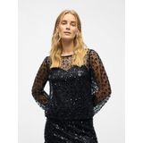 OBJECT - Blouse 'Maisy' - Zwart - Blouseshirt