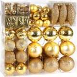 Casaria Kerstballen 103 er Set - Mat Glanzend Ø 3 4 6 cm Goud