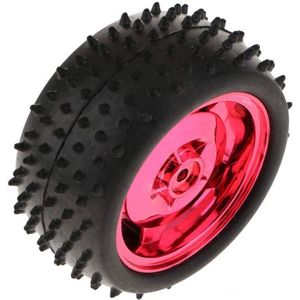 OTRONIC® Smart Car Model Robot Rubber Auto Band/Wiel 85x38mm voor Arduino, past op 4WD/2WD - Metallic Rood