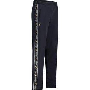 Australian broek met zwarte bies navy en 2 ritsen maat 3XS/40