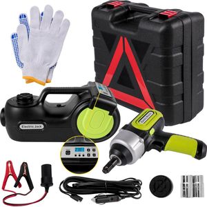 VEVOR Hydraulische Elektrische Krik, Draagvermogen Van 5 Ton, 11000 Kg, 12 V, Hydraulische Automatische Krik, Hydraulische Krik, Led-Verlichting, Accessoires, Personenauto, Vrachtwagen