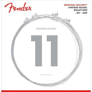 Fender 3150M Original Bullets Pure Nickel - Snarenset voor elektrische gitaar .011-.049