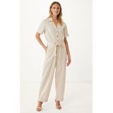 MEXX Jumpsuit  crème / zwart