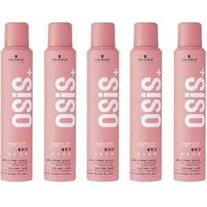 5x Schwarzkopf Osis Grip Mousse 200ml
