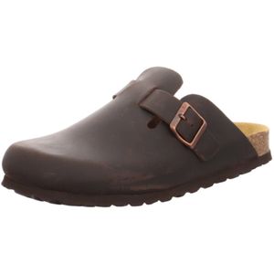 Natural Sense unisex pantoffels klomp leer bruin 1152534
