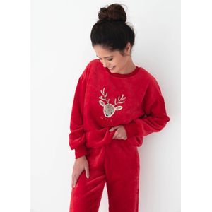 Sensis Warme Dames Pyjama Fleece Winter Kerst Matching Gezin Familie Harriet 40 / L