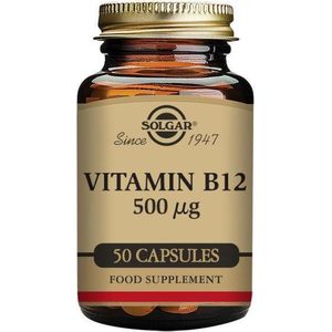 Vitaminen - Vitamin B12 500 mcg Vegan - Solgar - 50 Capsules