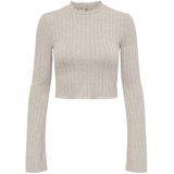 Only - Tonja Top - Beige - Lange Mouwen - Cropped