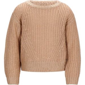 Like Flo - Djuna Flo girls heavy coated knit - Gold - Maat 104