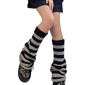 Livano Beenwarmers - Dames - Overknee - Ballet - Wol - Kniekousen - Leg Warmers - Warm - Winter - Sokken - Zwart - Grijs