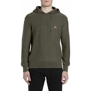 Replay - UK4865.000.G21280G - Gebreid Katoenen Sweatshirt - Bruin