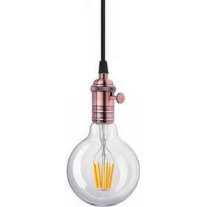 Groenovatie Vintage Hanglamp - E27 Fitting - Brons - Zwart