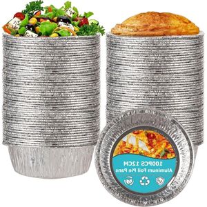 Ronde Aluminium Folie Gerechten 12cm (60 Pack)
