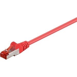 CAT6 S/FTP (PIMF) patchkabel / internetkabel 25 meter rood - netwerkkabel