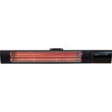 Sunred - Dark lijn - Zwart - Wand model - Terrasverwarmer – Carbon rosé goud technologie - 1500 W – ECO - 3 standen - Afstand bestuurbaar - Elektrische heater