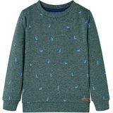 vidaXL - Kindertrui - 92 - gemêleerd - donkergroen