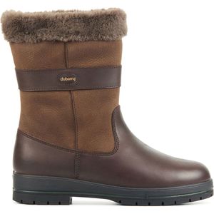 Dubarry Enkellaarsjes Dames Outdoor / Snowboots / Damesschoenen - Nubuck - Foxrock - Bruin - Maat 39