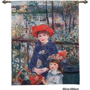 Wandkleed – Two sisters – Twee zusjes – Pierre-Auguste Renoir