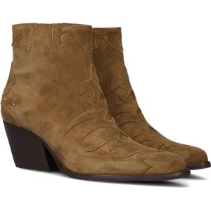 Notre-V Ar196 Enkellaarsjes - Enkelboots met rits - Dames - Bruin - Maat 39