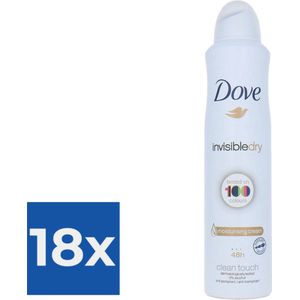 Deodorant (Persoonlijke verzorging)spray Invisible - Voordeelverpakking 18 stuks
