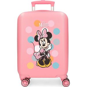 Disney Minnie Mouse meisjes kinderkoffer ABS twister trolley 50 cm