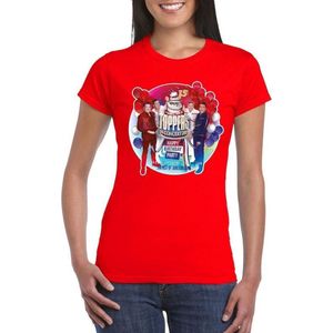 Toppers Rood Toppers in concert 2019 officieel t-shirt dames - Officiele Toppers in concert merchandise L