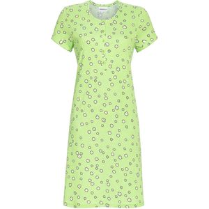 Groen nachthemd bloemetjes - Groen - Maat - 42