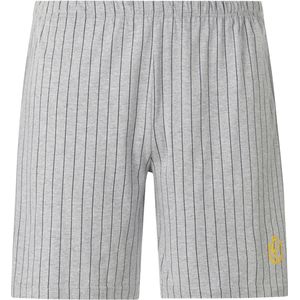 Charles Colby - LORD MAHIS - Korte Pyjamabroek - Zilvergrijs - 100% Katoen