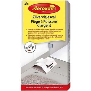 VORLOU - Zilvervisjes bestrijden - 3 stuks - zilvervisjesvallen S-Trap