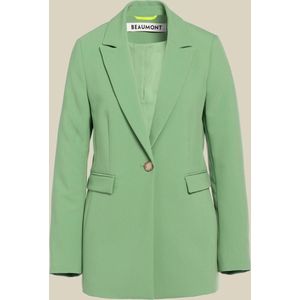 Beaumont Abby Classic Blazer Match Green - Blazer Voor Dames - Groen - 36