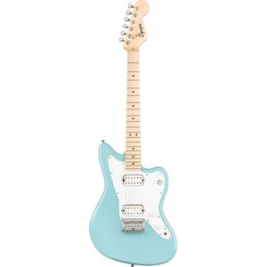 Squier Mini Jazzmaster HH MN Daphne Blue - Elektrische gitaar