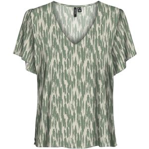 VERO MODA - VMEASY JOY - T-shirt - Dames - V-Hals - Korte Mouwen
