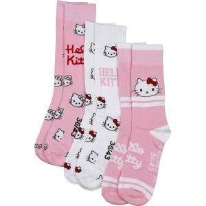 Hello Kitty Hello Kitty Dames Sokken - meerkleurig - Standard