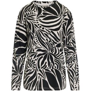 ESSENZA Denna Allora Top Lange Mouw Antraciet - XS