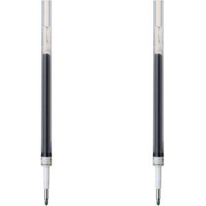 Muji Navulling - Refill voor Gel Ink Ballpoint Pen, Zwart 0.38mm, Set van 2