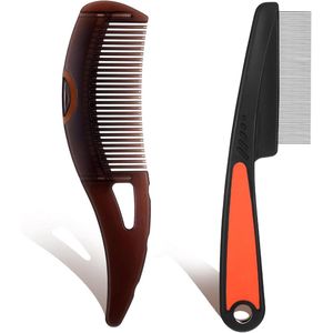 Rooskam luis kam voor roos vermindering en hoofdhuidmassage - 2 stuks