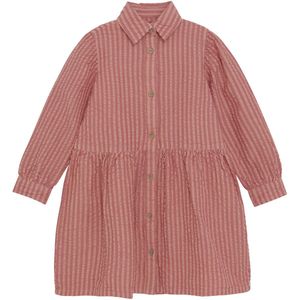 Noppies - Perry - Jurk - Beige - Katoen - Lange Mouw - Knielengte