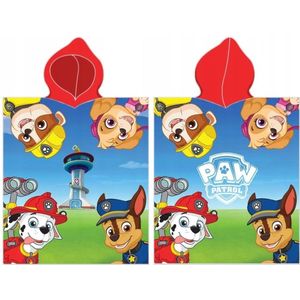 Paw Patrol Poncho 55x110cm Katoen