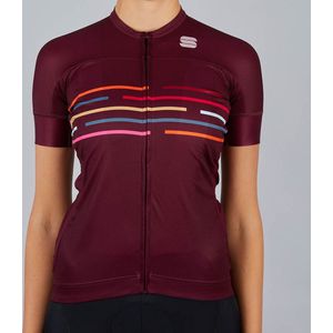 Sportful - Short Sleeve - Fietsshirt - Rood - Aansluitende Pasvorm