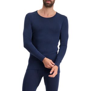 Noshirt Long Sleeve Merino Wool - Ondershirts - Ronde Hals - Blauw - XXL