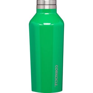 Corkcicle Canteen 270ml - Gloss Putting Green Roestvrijstaal - 9oz. Waterfles en Thermosfles - 3wandig - 25uur koud en 12uur warm - BPA vrij - grote opening voor ijsklontjes