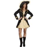 SMIFFY'S - Elegant barok piraten kostuum voor vrouwen - S