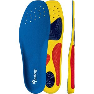 Pedag Performance  Inlegzolen - Maat 36 - geel/rood/blauw Maat 36-37
