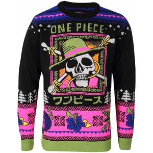 One Piece Skull Heren Christmas jumper - meerkleurig - S