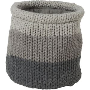 Sealskin Knitted Opbergmand - Acryl - Grijs