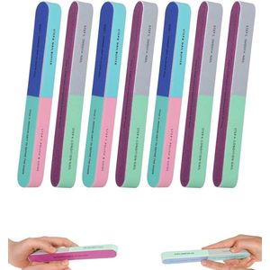 Nagelvijl Set - Multifunctioneel - 7 stuks - Kleurrijk