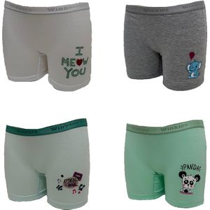 Embrator meisjes Boxershorts 4-stuks mix maat 164