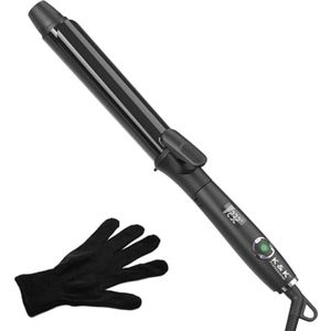 Keramische Krultang met Digitale Temperatuurinstelling - 32 mm Nano-Titanium, Automatische Uitschakeling en 360 Graden Draaikabel