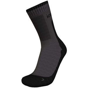 Icebreaker - Merino Hike+ Medium Crew - Wandelsokken - Grijs/Zwart